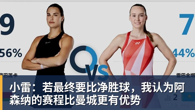 九游体育小雷：若最终要比净胜球，我认为阿森纳的赛程比曼城更有优势